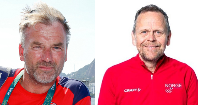 Johan Flodin (til v.) og Thorir Hergeirsson skal begynne å jobbe for Olympiatoppen. (Foto: NTB og Olympiatoppen).